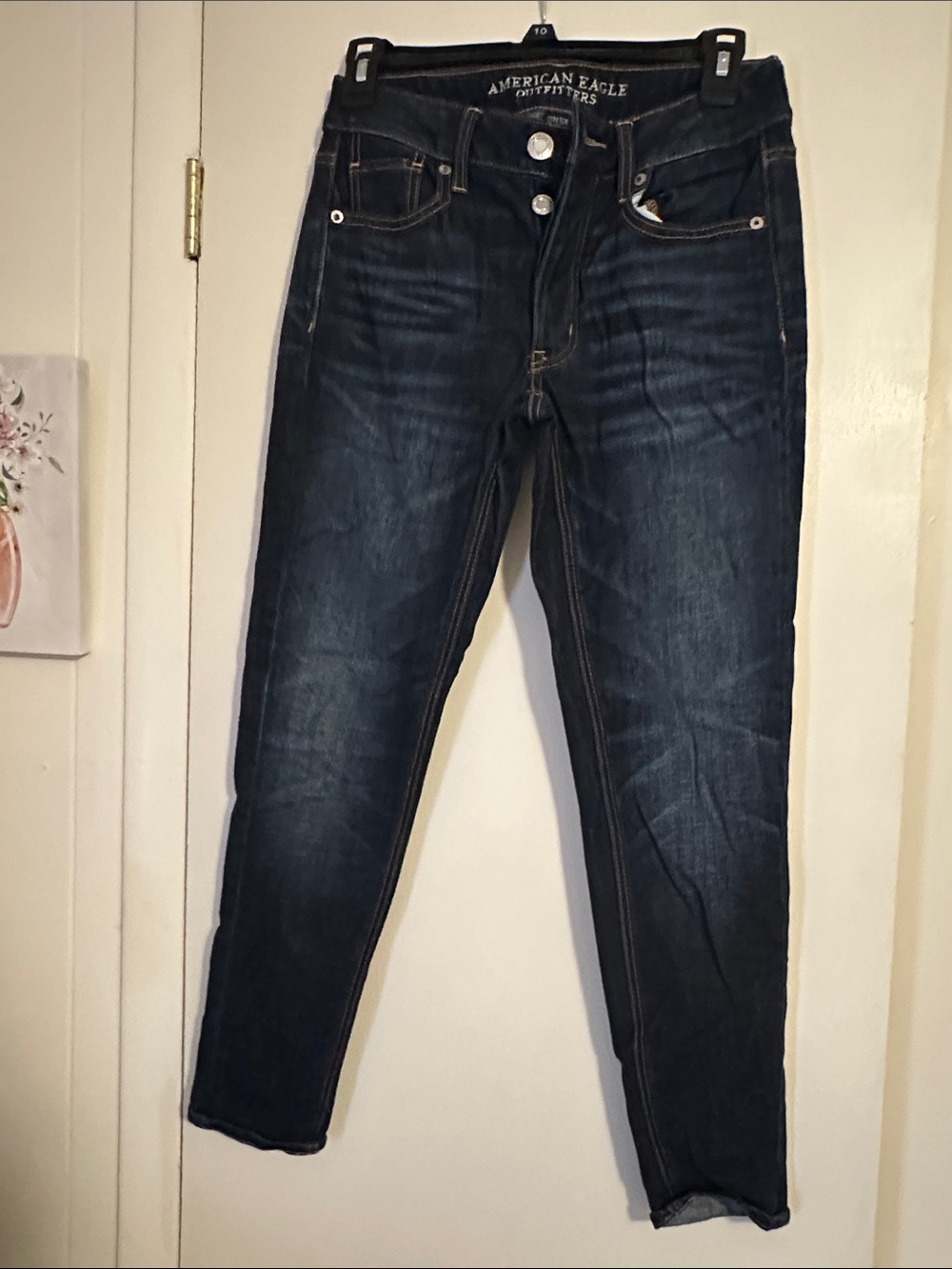 American Eagle Outfitters Indigo Tom Girl Jeans